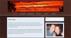 Desktop Screenshot of benjaminandjames.com